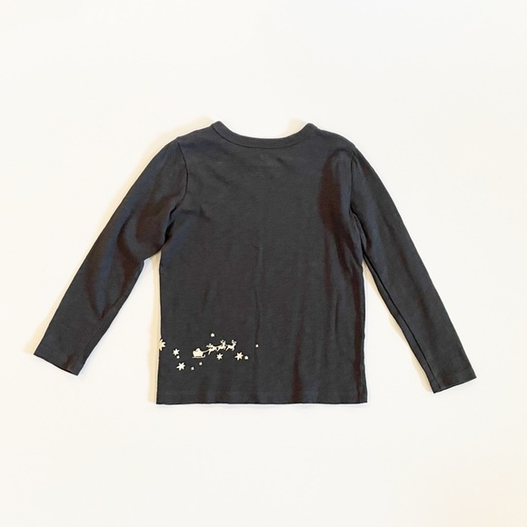 Crewcuts 4-5T Sequin Moon and Stars Long Sleeve Tee - Picture 2 of 4